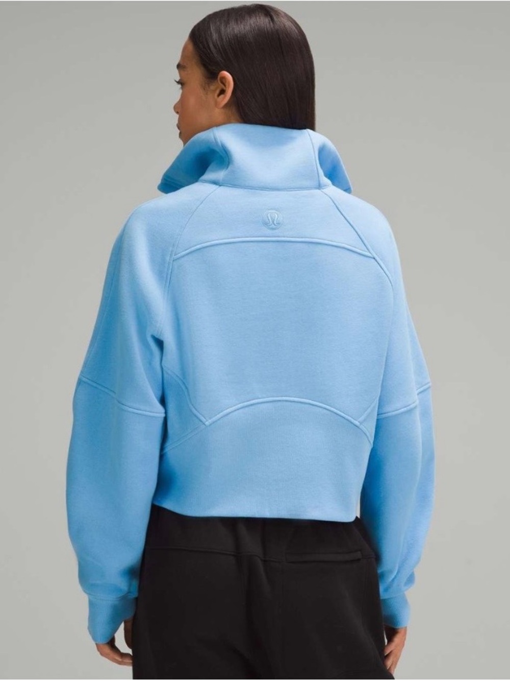 lululemon athletica Scuba Oversized Funnel Neck Aero Blue - Picture 3 of 6